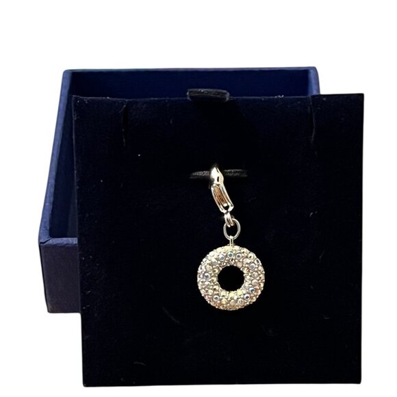 Swarovski Circle Of Love Silver Tone Charm or Pendant New in Box Gift - Picture 4 of 4